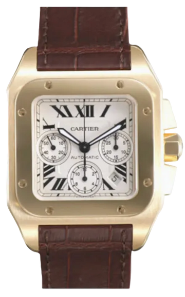 Cartier Cartier Santos 100 XL 18k Yellow Gold Ref. W20096Y1