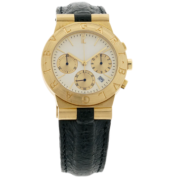 Bvlgari Diagono Chronograph 18k Yellow Gold Ref. CH35G 35MM