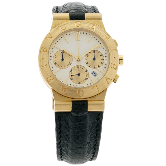 Bvlgari Diagono Chronograph 18k Yellow Gold Ref. CH35G 35MM