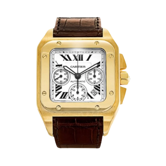 Cartier Cartier Santos 100 XL 18k Yellow Gold Ref. W20096Y1