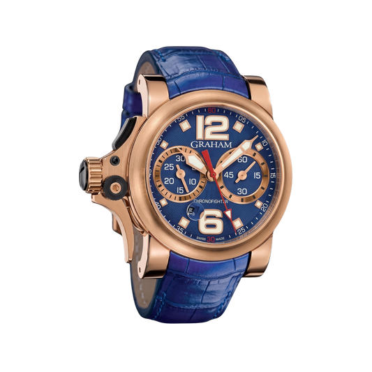 Graham Chronofighter 18k Yellow Gold Ref.  2TRAG.UO2A.C72B