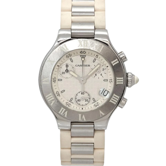 Cartier Must 21 Chronograph Ref. W10197U2 32MM